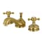 Kingston Brass KS1167BX 8" Widespread Bathroom Faucet, Brushed Brass KS1167BX - alternate 1